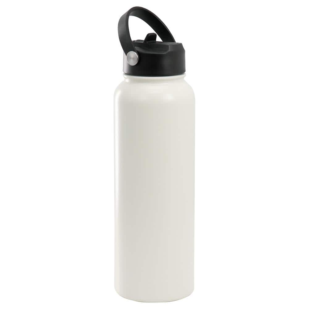 Marina 38 oz. stainless steel Thermal Bottle with Lid in Cream price history on PriceWatchPro