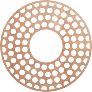 0.375 in. x 34 in. x 34 Wood Medallion Moulding