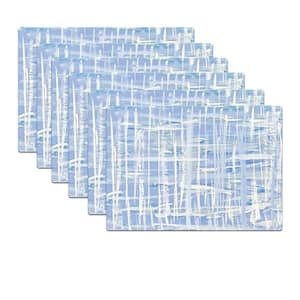 17 in. x 12 in. Blues Vinyl Placemats (Set of 6)