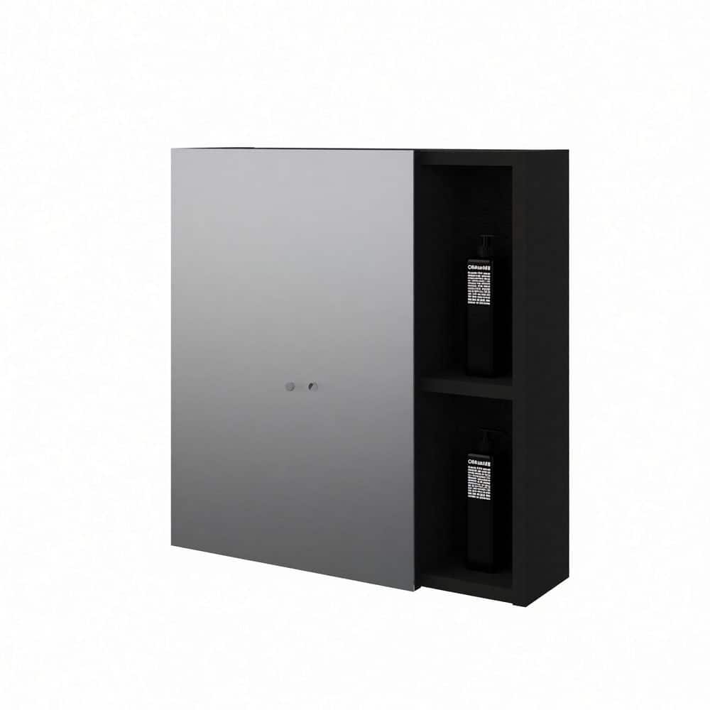 17.7 in. W x 19.5 in. H Rectangular Melamine Medicine Cabinet with Mirror and Five Shelves price history on PriceWatchPro