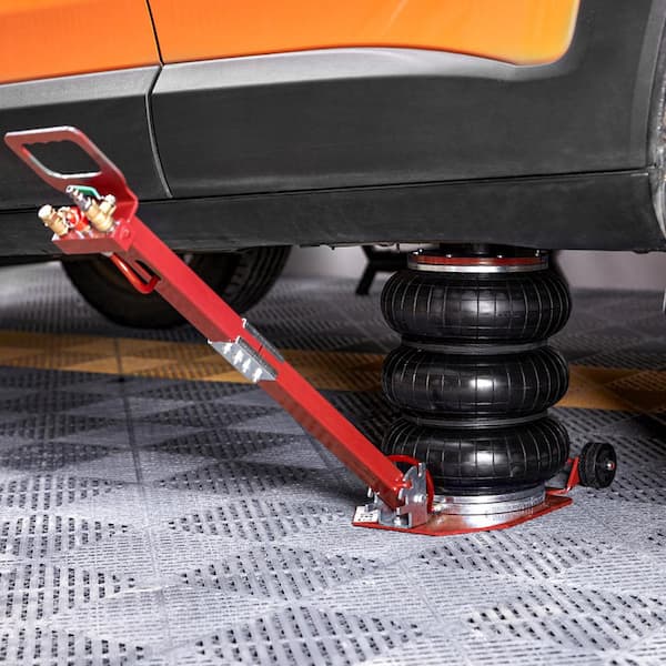 Air Jack, 6600 lbs. Triple Bag Air Jack, Airbag Jack, Lift up to 17.7 in., 3-5 s Fast Lifting Pneumatic Jack