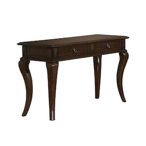 Amado 51 in. Walnut Rectangle Wood Top Console/Sofa Table