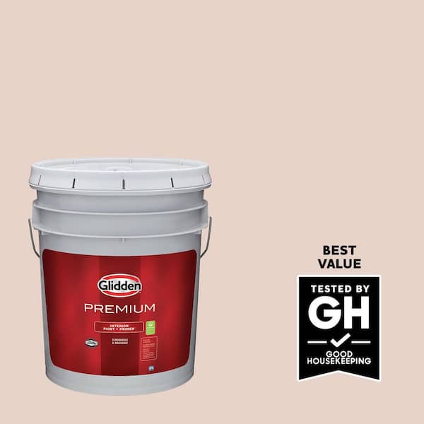 Glidden Premium 5 gal. PPG1067-2 Boardwalk Semi-Gloss Interior Paint
