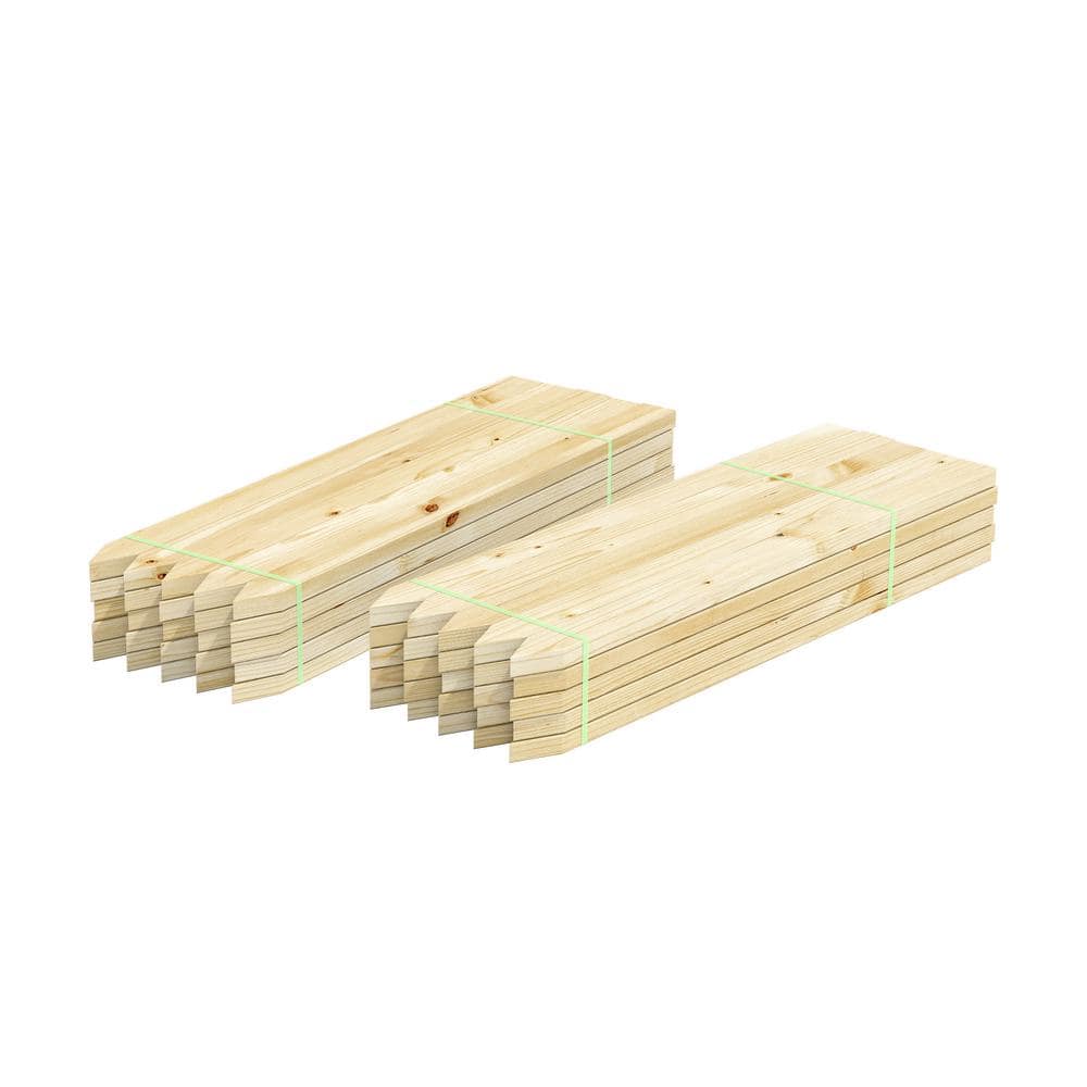 Greenes Fence 24 in. Cedar Wood Garden Stake (48-Pack) RCSGSC23-48PK ...