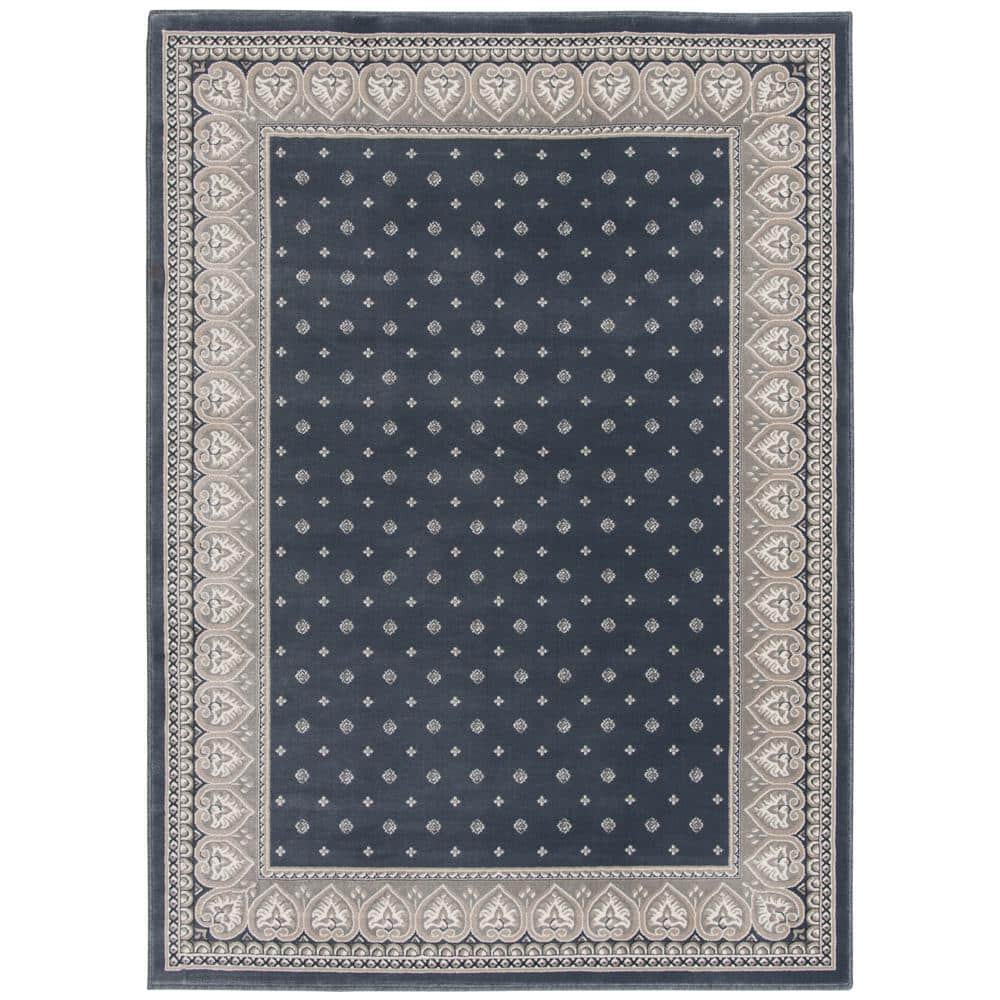 Natco Kurdamir Fleur de Lis Shade/Chalk 8 ft. x 11 ft. Traditional