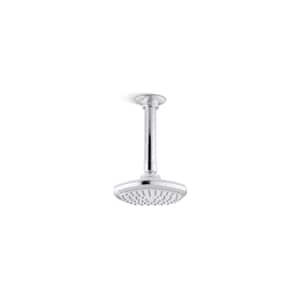 Occasion 1-Spray Patterns with 2.5 GPM 5.5 in. Wall Mount Fixed Shower Head in Polished Chrome