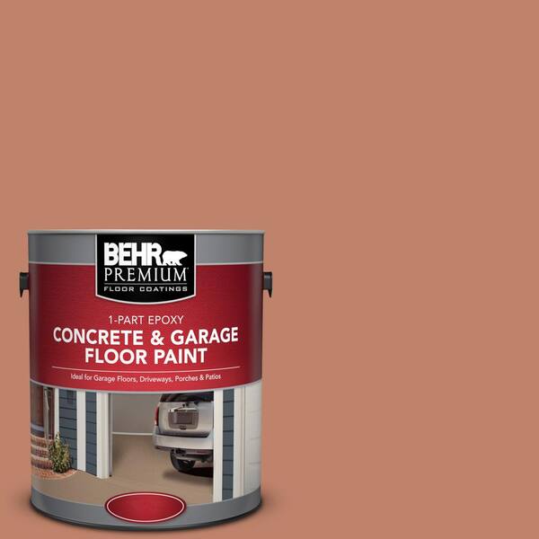 BEHR Premium 1 gal. #PFC-13 Sahara Sand 1-Part Epoxy Satin Interior/Exterior Concrete and Garage Floor Paint