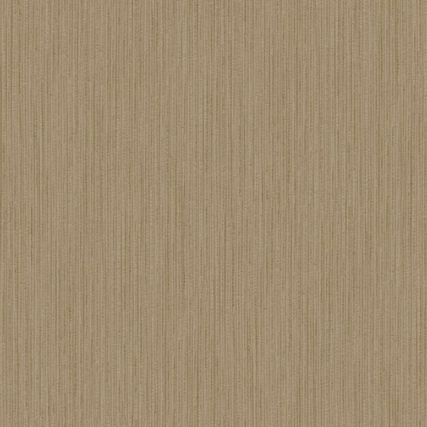 Unbranded Palazzo 2 Collection Bronze Plain Vertical Texture Vinyl on Non-Woven Non-Pasted Wallpaper Roll