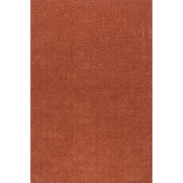 Frenshe Interiors Maru Wool Auburn 9 ft. x 12 ft. Indoor/Outdoor Patio Rug