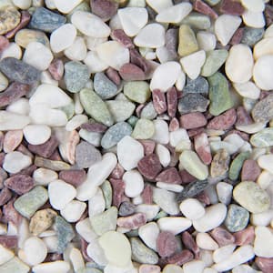 0.1 cu. ft. Multi-Colored Extra Small Gravel 2.5 lbs. 0.2 in.-0.4 in. Size Landscape Rocks