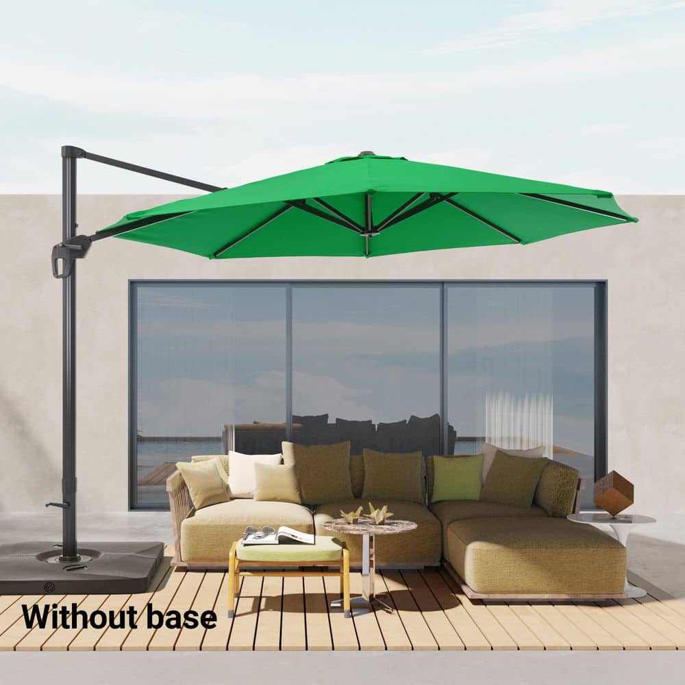 12 double layer patio umbrella 15Ft Double-Sided Patio Umbrella, Market Twin Umbrella W/ 12-Rib Sturdy Metal Frame, Blue