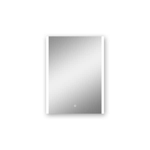 Unbranded 24 in. W x 32 in. H Rectangular Frameless Wall Mount Anti-Fog Dimmable Bathroom Vanity Mirror