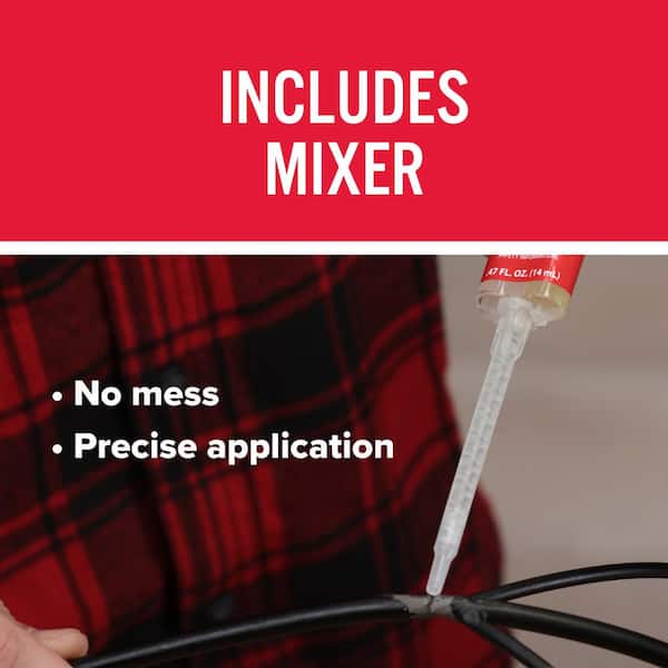 J-B Weld 0.47 oz. ClearWeld Syringe Epoxy 50114H - The Home Depot