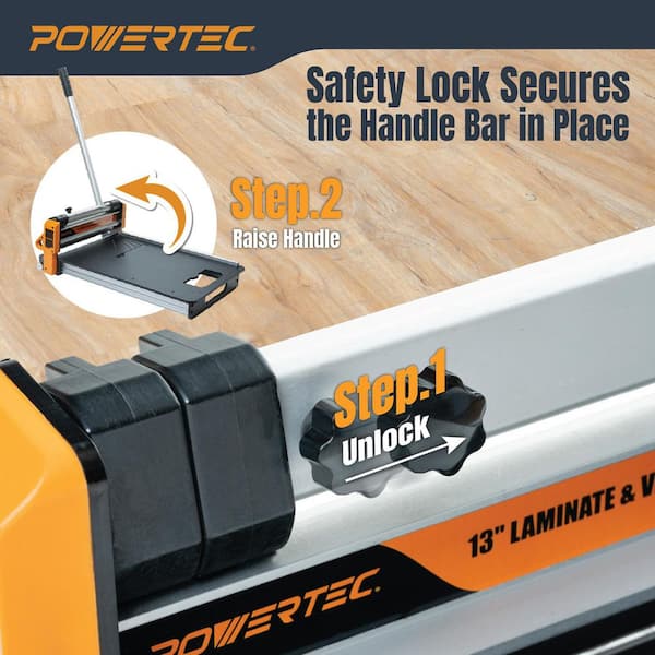 POWERTEC Replacement High-Speed Steel Blade for 13 in. Laminate