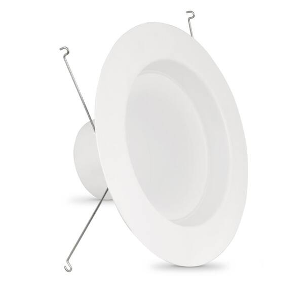 Feit Electric 5/6 in. 75W Equivalent Daylight (5000K) White Integrated LED Energy Star Recessed Retrofit Trim Downlight (Case of 4)