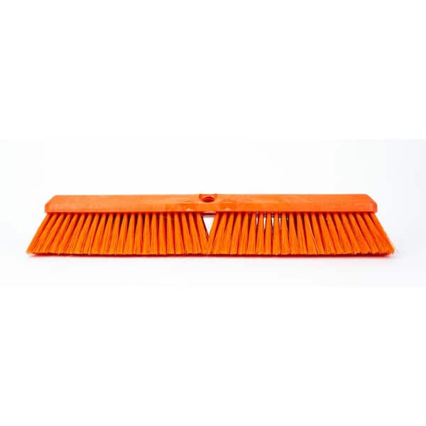 Sparta 18 In. Orange Polypropylene Omni Sweep Push Broom Head (12-Pack ...