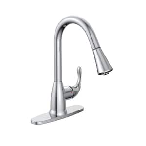 Alima Single-Handle Pull Down Sprayer Kitchen Faucet in Chrome