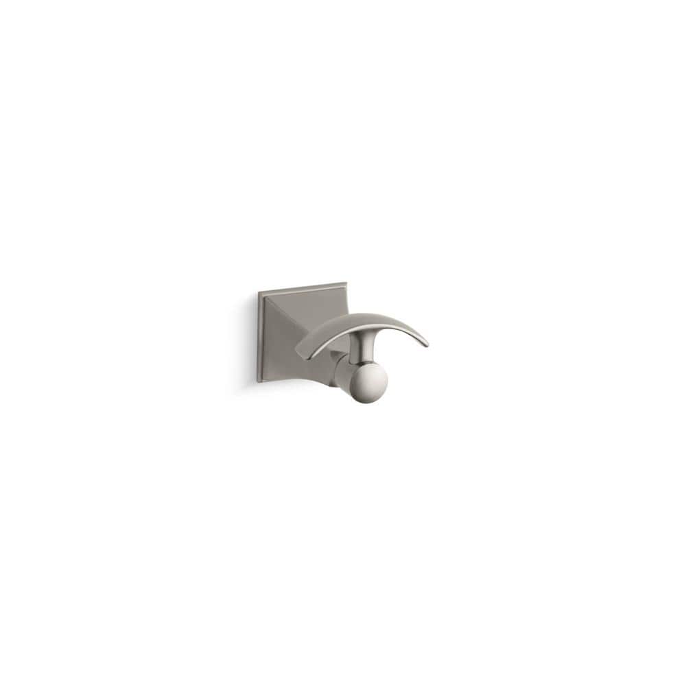 Memoirs Knob Robe/Towel Hook in Vibrant Brushed Nickel