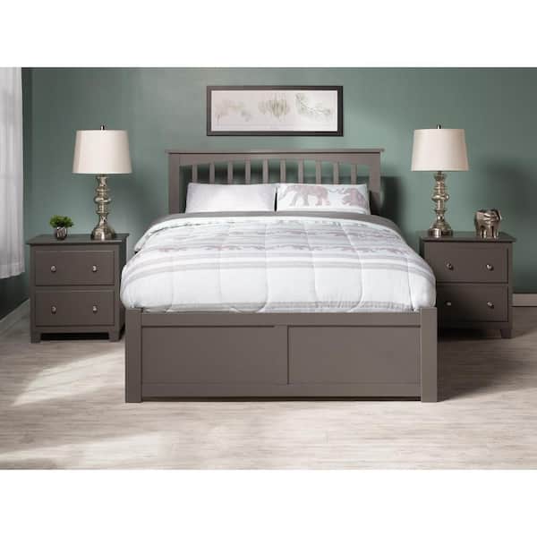 Mission queen platform bed with storage online