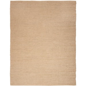 Natural Jute Bleached 12 ft. x 15 ft. All-over design Contemporary Area Rug