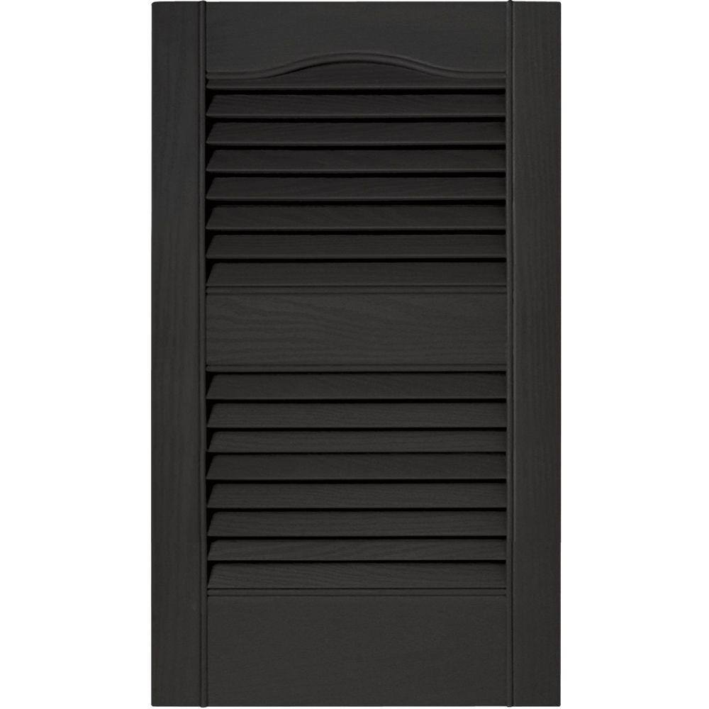 BUILDERS EDGE TV817646 PR 15x67 Black Shutter – Durable, Easy To Use, Manufactured In China