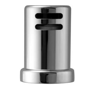 1-3/4 in. Skirted Brass Air Gap Cap Only in Polished Chrome