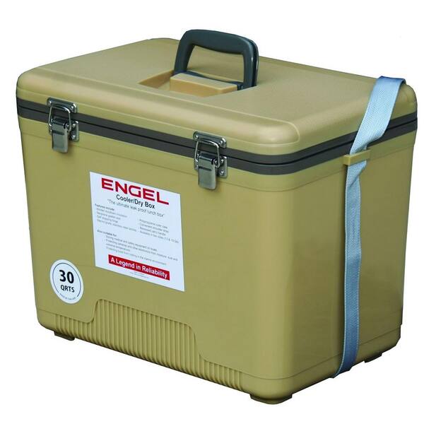 Engel 30 Qt. Ice/Dry Box in Tan