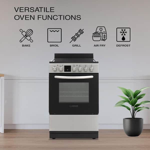 Equator 20 in. Electric Cooking Range 4-Ceramic Burners