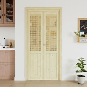 ARK DESIGN 36 in. x 80 in. Paneled Solid Core White Finished Wood