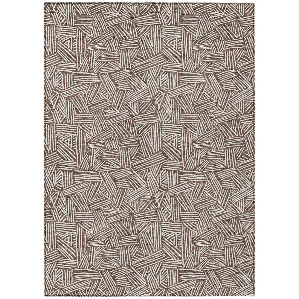Chantille Machine Washable Indoor/Outdoor Abstract ACN2648 Chocolate 10 ft. x 14 ft. Area Rug price history on PriceWatchPro