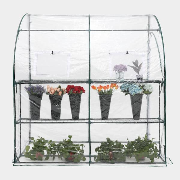 ABCCANOPY 39 in. W x 80 in. D x 85 in. H Portable Gardening Greenhouse