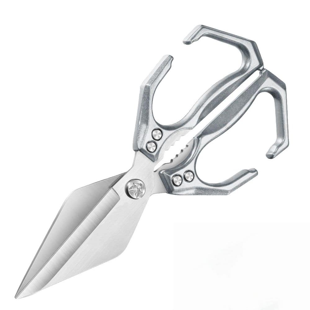 壽屋 SCHNEIDER NACHTREIHER/40E 近接突撃型 Numhew Silver Japanese Poultry Shears, Stainless Steel Kitchen