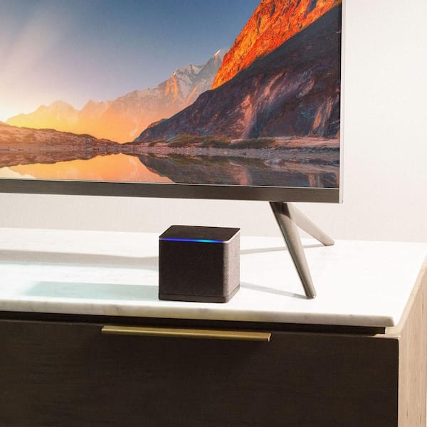 Fire TV Cube, Wi-Fi 6E, 4K Ultra HD B09BZZ3MM7 - The Home Depot