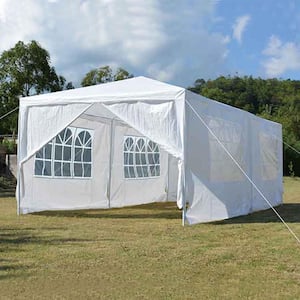 10 ft. x 20 ft. White Party Tent