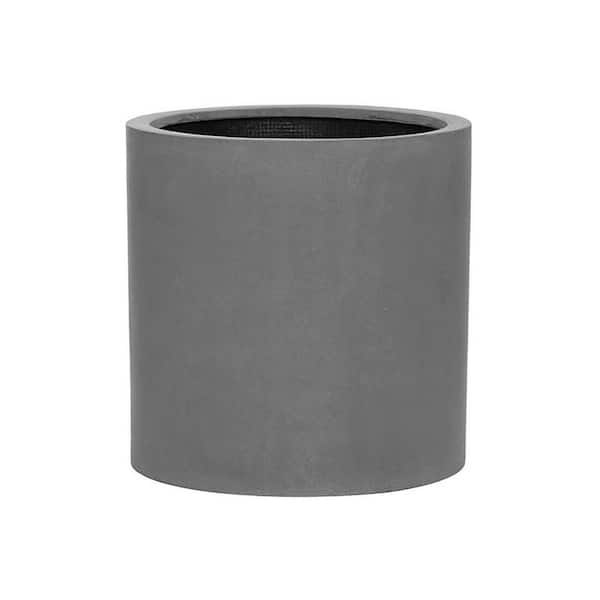 Vasesource Cambridge 16 in. x 16 in. x 16 in. Gray Fiberstone Planter