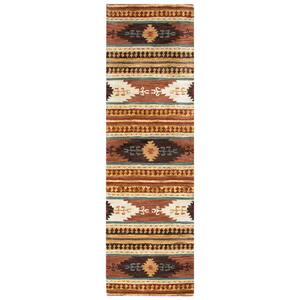 Ryder Burgundy 2 ft. 6 in. x 8 ft. Native American/Tribal Runner Rug ...