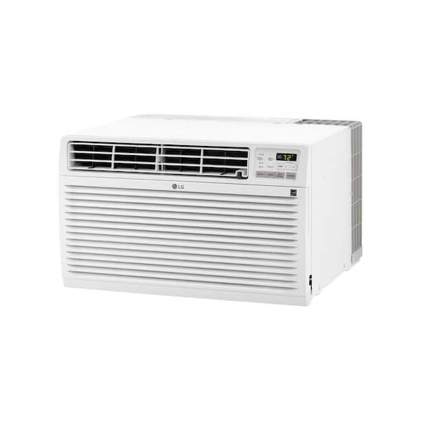 11,800 BTU 230-Volt Through-the-Wall Air Conditioner Cools 540 sq. ft. with Heat, Remote and Dehumidifier in White