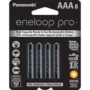 eneloop pro AAA High Capacity Ni-MH Rechargeable Batteries (8-Pack)