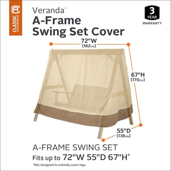 Classic Accessories Veranda Outdoor Hanging Chair and Stand Cover Durable  and Water Resistant Outdoor Patio Cover 55-905-011501-00 - The Home Depot