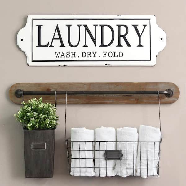 Washing Room Paper Roll Metal Hanger Home Wall Retro Classic Decor Wall Mounted 