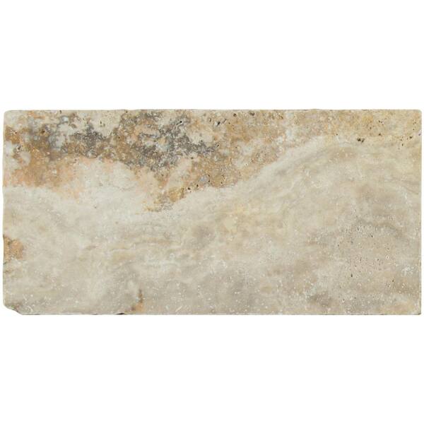 MSI Porcini Gold 2 cm. x 16 in. x 24 in. Tumbled Travertine Paver Tile (40.05 sq. ft./Pallet)