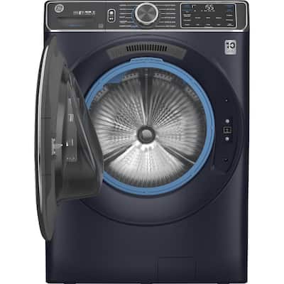 5.0 cu. ft. Smart Sapphire Blue Front Load Washer with OdorBlock UltraFresh Vent System with Sanitize and Allergen
