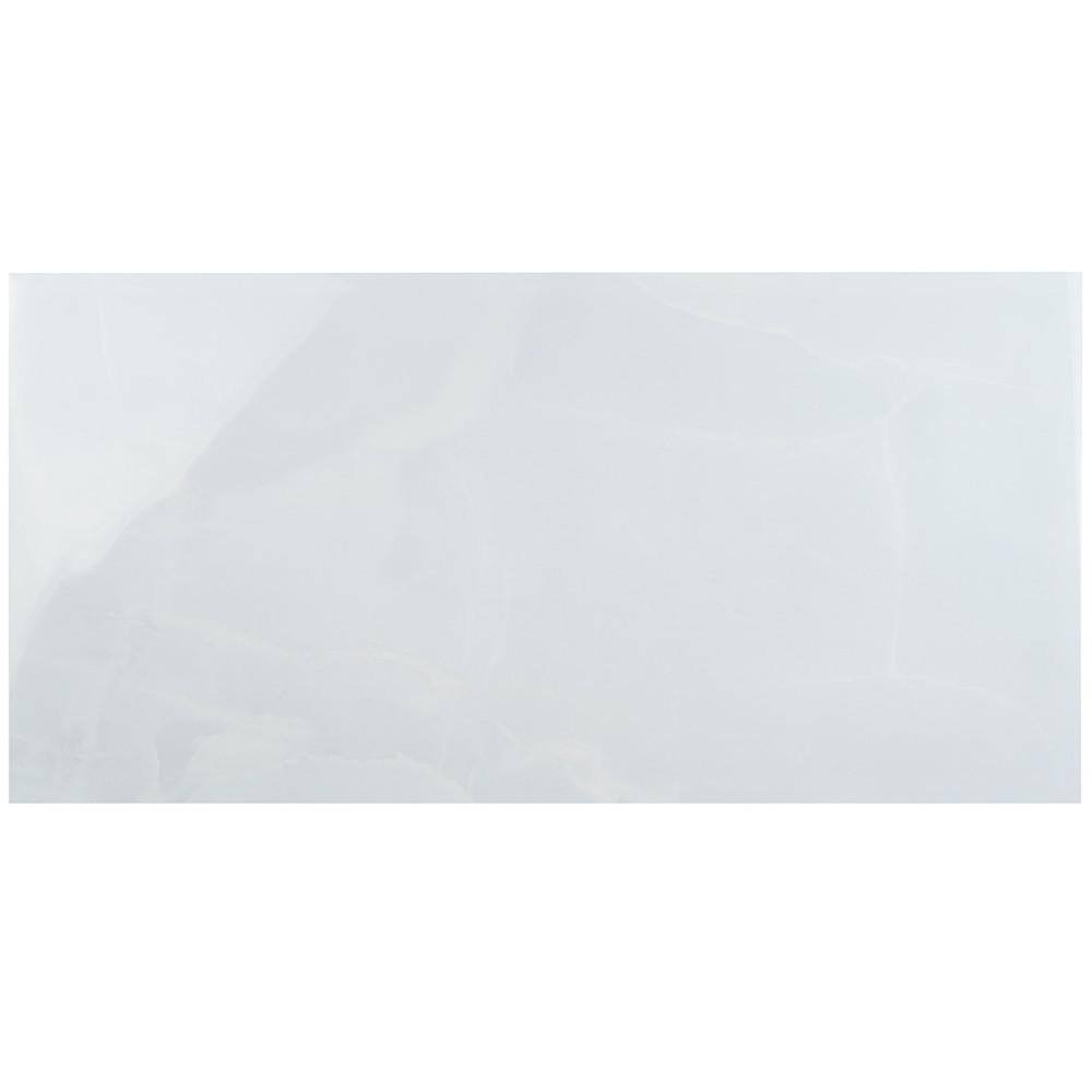 Saroshi Onyx Bianco 4 in. x 0.35 in. Polished Porcelain Floor and Wall Tile Sample price history on PriceWatchPro