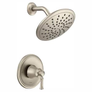 Dartmoor Posi-Temp Rain Shower Single-Handle Shower Only Faucet Trim Kit in Brushed Nickel (Valve Not Included)