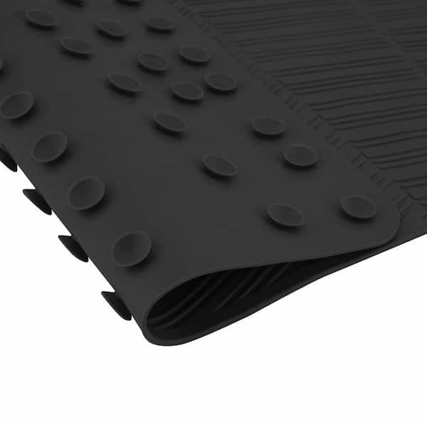 JOVE TUB MAT TPE 26.5 in.  X 14.5 in.  BLACK