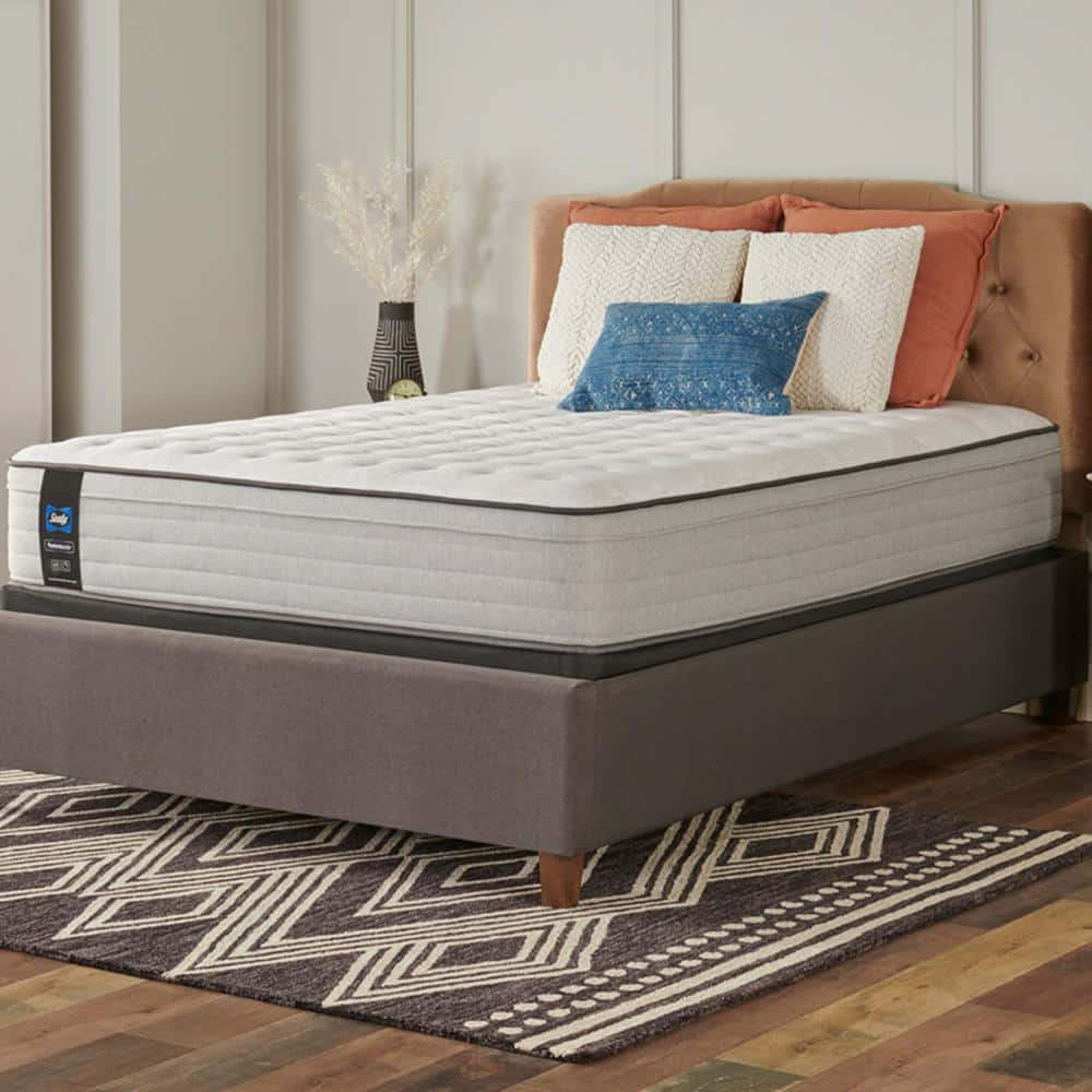 Sealy Posturepedic Netherton 13 in. Medium Innersping Faux Top Twin XL  Mattress Set with 9 in. Foundation 42957931 - The Home Depot