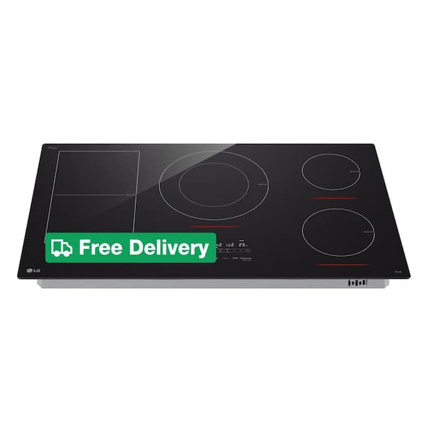36 in. Smart Induction Cooktop with 5 Induction Elements, 5.0 kW Power Element, ThinQ