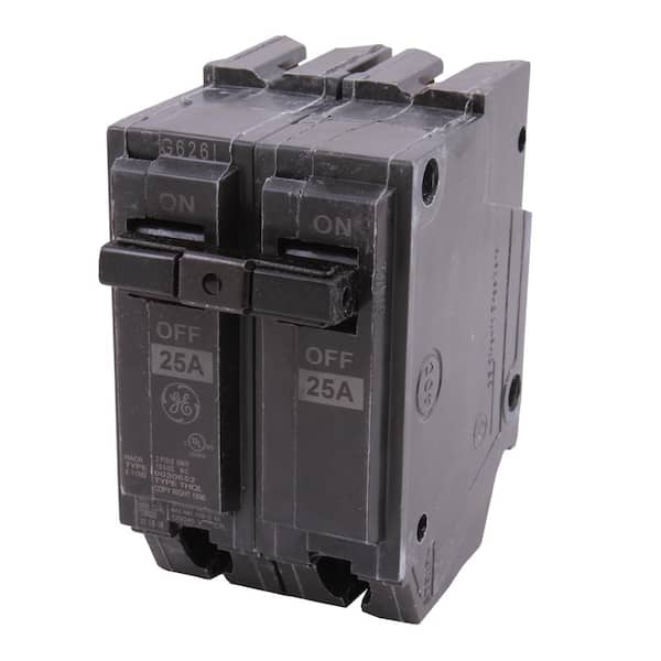 General Electric THQL2125 Circuit Breaker 2-Pole 25-Amp Thick Series 