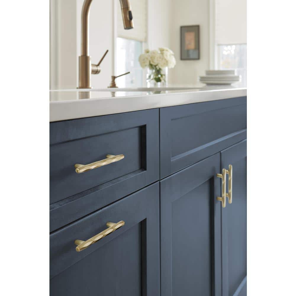 Champagne Bronze 7.5" Modern Bar Cabinet Pull