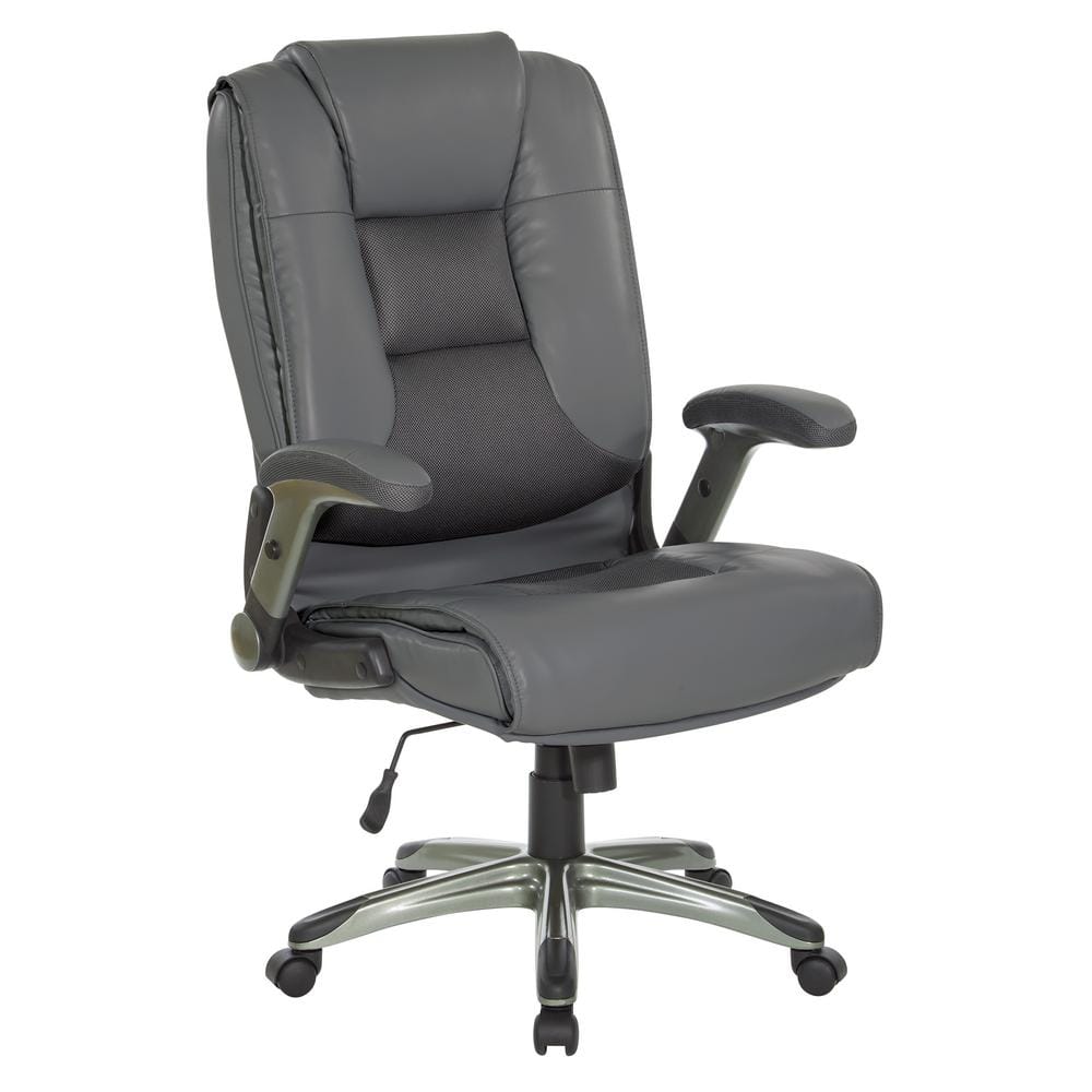 Purple High Back Office Chair with Lumbar Support 25.25 x 25.5 x